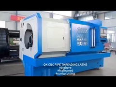 Tubulação do CNC que rosqueia o torno