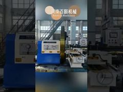 Máquina de torno facial para usinagem de superfície de extremidade de flange