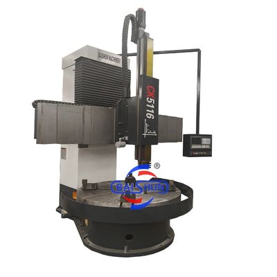 CK5120 Máquina de torno vertical convencional de coluna única CNC Torno de corte pesado