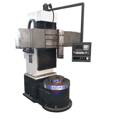 Automático de coluna única CNC torreta vertical Torno de ferro fundido Metal de corte de aço