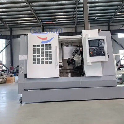 Corte de metal Automático Roda de liga inclinada Cama CNC Torno TCK550