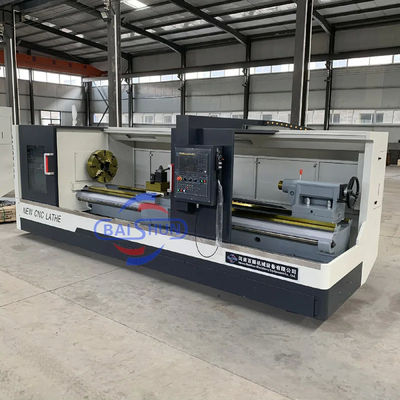 Máquina de torno CNC de trabalho pesado controlador Fanuc cama plana
