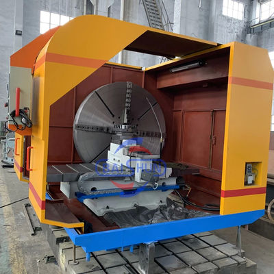 C6030 Máquina de torno de face de flange horizontal para girar roda de alumínio