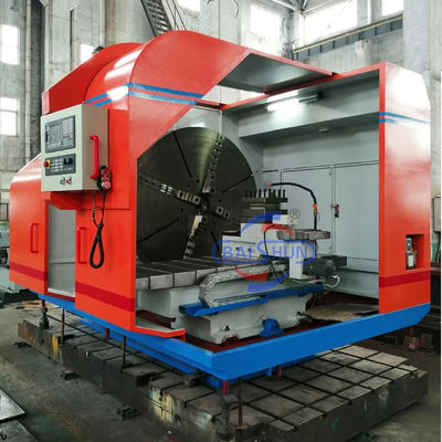 Tipo de piso Máquina de torno de face horizontal pesada CW6180 CW6280 Manual