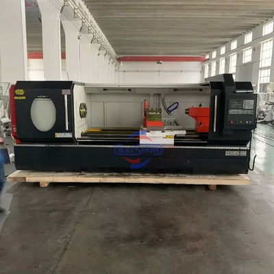 CAK6140 Máquina de torno CNC horizontal de cama plana Máquina automática de torno de metal