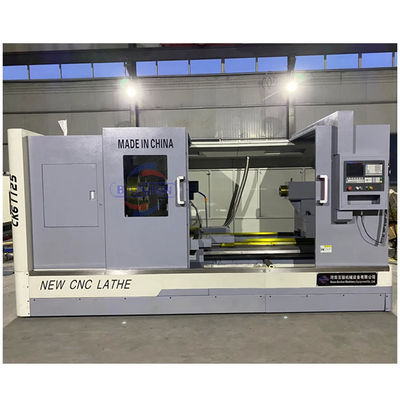 CK61125 Máquina de torneamento automático horizontal de torno CNC de cama plana