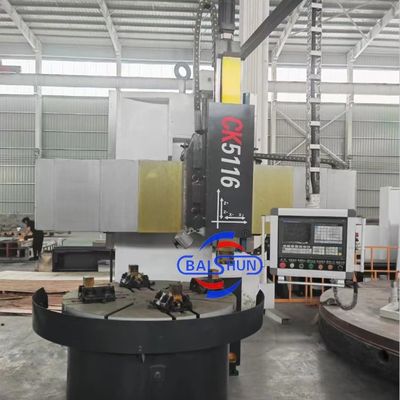 Máquina automática de fresagem de metais CK5116 CNC Torno de torno vertical de coluna única