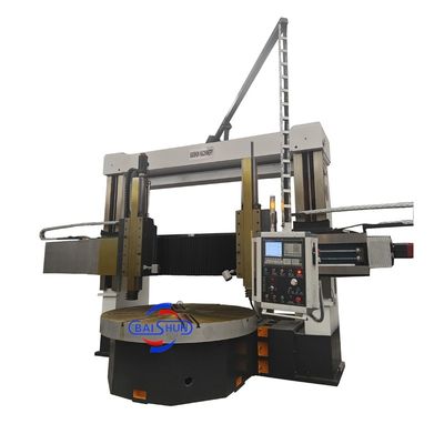 Torno de torreta vertical CNC de coluna dupla Torno de torneamento vertical