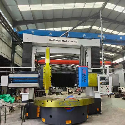 Torno vertical grande CK5263 Torno de metal de coluna dupla Vtl