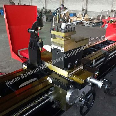 Máquina de torno convencional pesada de 1 metro Máquina de torno manual de metal
