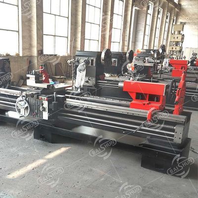 Máquina de torno de corte horizontal de metais pesados Cw6180*1000