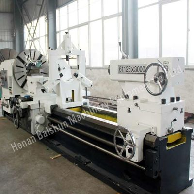 Máquina de torno horizontal de trabalho pesado para torneamento manual de metais
