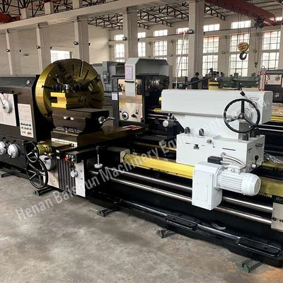 Máquina de torno horizontal manual de série Cw com diâmetro de cama de balanço de 1000 mm