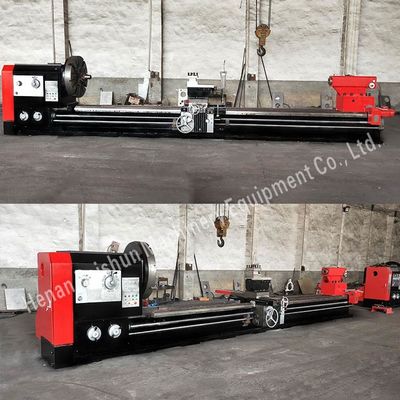 Extra grande tamanho motor de trabalho pesado torno horizontal convencional torno máquina centro de torneamento