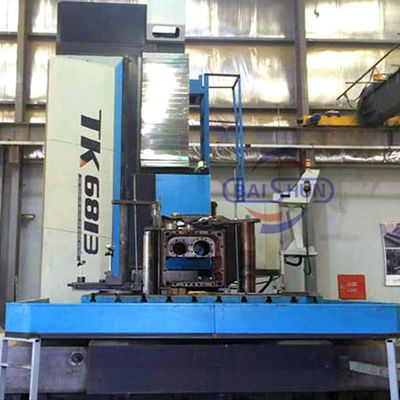 Pressão de perfuração de alta precisão horizontal CNC Boring Slot Milling, Tapping Machine