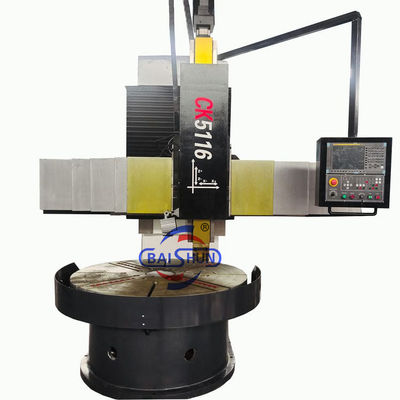 Rodamento de torno vertical capaz de 5T CNC CK5116 Torno de metal pesado