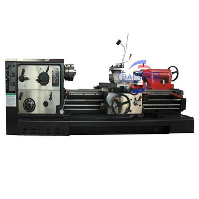 Máquina de torno horizontal de tipo plano Máquina paralela de torno manual de metal