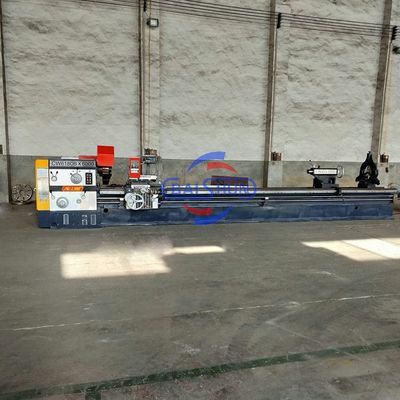 105mm Fuso Borrado Torno Gap Bed Horizontal Máquina de Torno Pesado