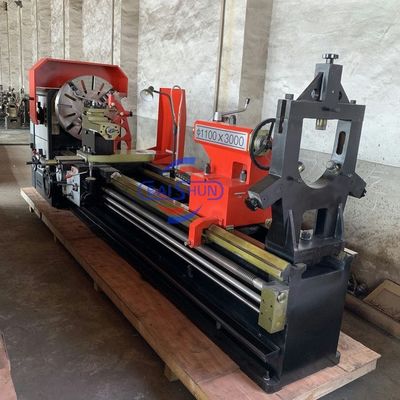 Torno horizontal de alta precisão manual grande CW61110 para processamento de metais