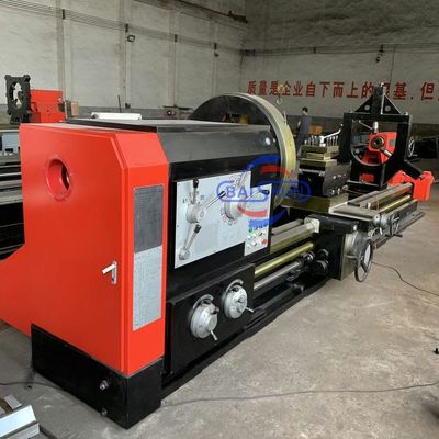 CW62125 Máquina de torno de cama plana de trabalho de eixo metálico convencional