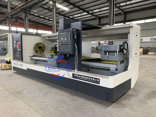 Máquina de torno CNC de cama plana de trabalho pesado 4/6m/min Incluído X/Z Rapid Traverse
