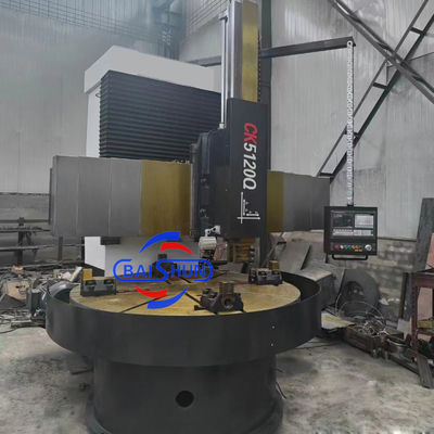 CK5120 Máquina de torno vertical para processamento de metais Torno CNC vertical de coluna única