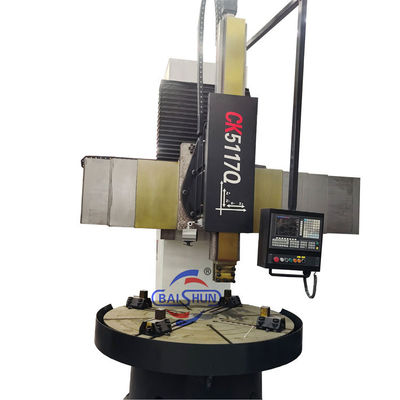 Máquina automática CK5117 Cnc Vertical Turret Lathe Metal Turning Lathe