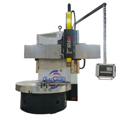 Torno CNC vertical CK5125 VTL em torno da máquina de torno de torre vertical
