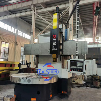 CE homologado CK5126 High Rigidity cnc Single Column Vertical Turret Lathe