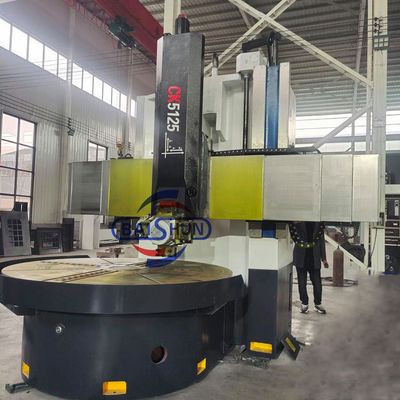Torno vertical de alta velocidade Máquina automática Torno metálico Programação Torno CNC