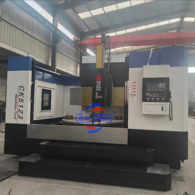 CK5123 Máquina de torno vertical CNC VTL Turretas de torneamento verticais Cnc de coluna única