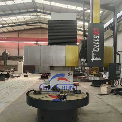 Torno vertical de 2 eixos Torno de corte de metal de alta rigidez padrão CE