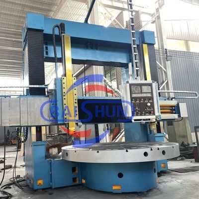 Máquina de torneio de velocidade variável de roda de CNC vertical de coluna dupla