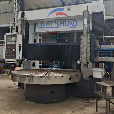Máquina de torno CNC vertical de espinha dupla com precisão personalizada de coluna dupla