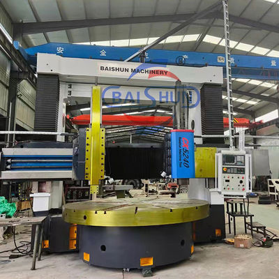 Tornos quadrados para-metálicos de rodapé CNC de coluna dupla para torneamento de metais
