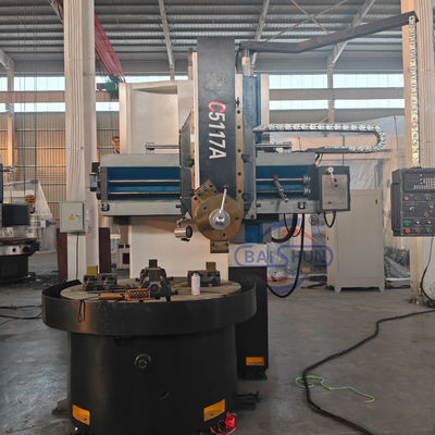 Máquina de torno vertical de torre única de alta precisão de 1600 mm Novo metal convencional
