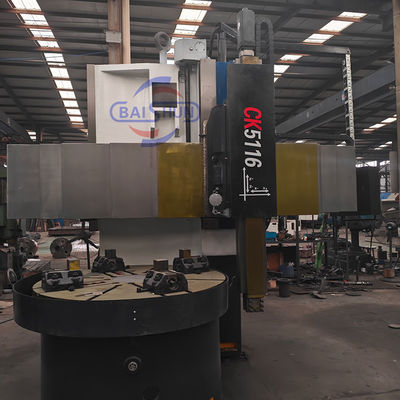 Máquina de CNC de uma coluna Turret Vertical Torneia Máquina de CNC barata Torneia Sistema Gsk