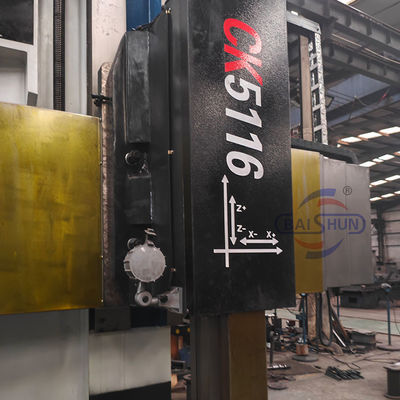 Big Travel Cnc Single Columns Turret Vertical máquina de torno