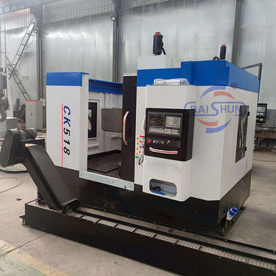 Torno vertical Ck51 Cnc com eixo C para torneamento e fresagem Torno vertical personalizado