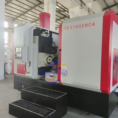 YK3180G 10 módulo CNC Máquina de corte de engrenagens verticais para corte de engrenagens de metal