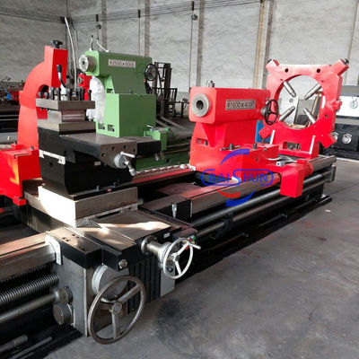 Máquina de torno de grande porte de trabalho pesado Ferramenta de usinagem de torno horizontal