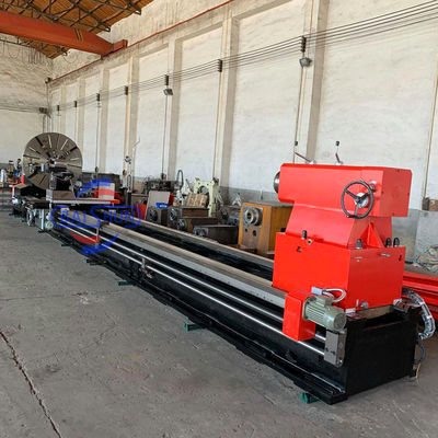 Máquina de torno de metal 16T Carga de trabalho pesado Torno de cabeça horizontal