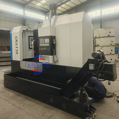 Máquina de torno vertical de coluna única Torno vertical para processamento de metais