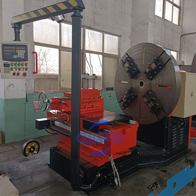Torno CNC horizontal de grande balanço profissional para virar voltado para flange de 3000 mm