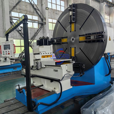 Tipo de piso Flange girando 2 eixos Plc Metal End Face Torneador