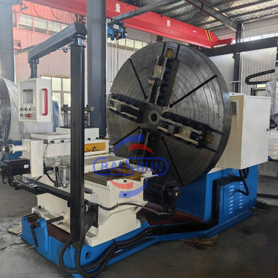 Torno horizontal de máquina-ferramenta de grande porte de tipo flange