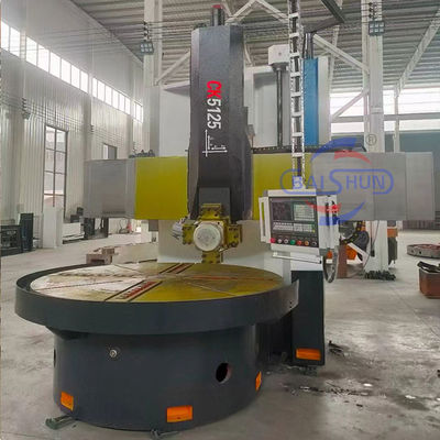 Torno Vertical CNC Industrial com Alta Precisão de Torneamento e Estrutura Reforçada para Peças de 2500mm