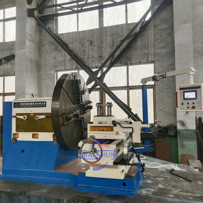 Ferramenta de torno horizontal de grande porte para torneamento de flange