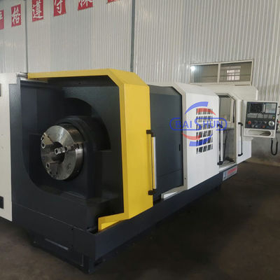 País do petróleo grande fuso de perfuração cama plana trabalho de torneamento automático Siemens CNC tubo de roscas torno
