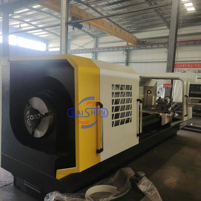 Ferramentas de torneamento de metal de país de duplo chuque de óleo de trabalho pesado CNC Torno de rosca de tubos